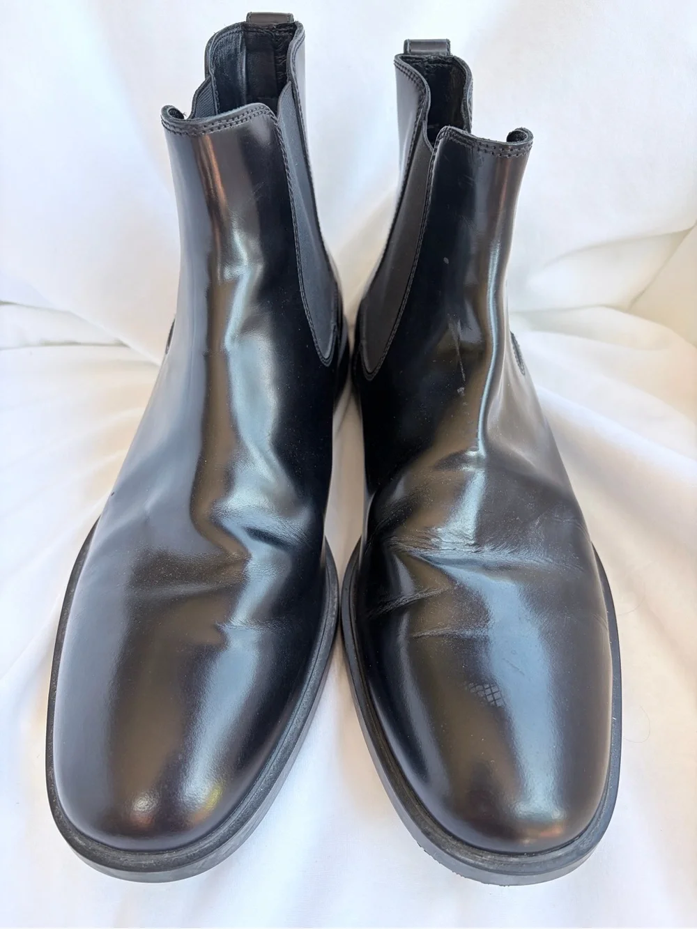 Hogan Men's Black Leather Chelsea Boots Like New Condition -Sz 9.5 EU/10.5 US